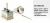 Termostat rerne 50–320°C EGO