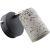 Zidna lampa Amoss 1xE27 crno siva
