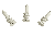 Tipla za rigips 15x35 mm ABS pakovanje 100 kom