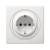 Priključnica dvopolna EON 16A 250V~, bela Aling-Conel