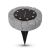 Baštenska solarna zidna lampa IP44 siva 115mm