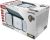 Solarna zidna lampa 2W IP44 3 glave senzor crna