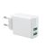 zidni punjač 2x USB 12W, beli, Entac