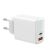 Zidni punjač USB i USB-C 20W 3A, IP20, beli, Entac