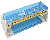Modularni razdelni blok 25 mm² 2P15 sa poklopcem
