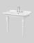 Lavabo HERMITAGE 92x58 konzolni HEL005 Artceram IT