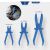 Klešta za zatvaranje creva, set 3 kom KS Tools Brilliant BT521010