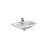 LAVABO 600x450mm UGRADNI SELNOVA SQUARE Geberit 500.307.01.1