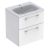 LAVABO UGRADNI 588x502mm SA ORMARIĆEM SA 2 FIOKE SELNOVA SQUARE BELI Geberit 501.236.00.1