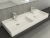 Lavabo MILANO 120 dupli beli Bocchi