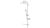 Konzola tuša komplet - tuš ruža 250x250mm STOLZ PUTK11 Rosan