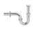 Sifon cevni za lavabo 5/4 - podsklop - mesing crna S215-B Rosan