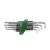 Torx L-ključevi kuglasti garnitura 13 kom T5–T45 kratak krak, ProStar držač 40979 Wiha