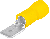 Natični priključni utikač mesing 6.3x0.8mm 6mm2