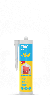 Vatrootporni silikon Firestop beli 300 ml, TKK