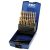 Set burgija za metal HSS-TiN DIN 338 1–10 mm, 19 kom, ABS kutija 11301330019 Bohrcraft