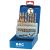 Set burgija za metal HSS-TiN DIN 338 1–10 mm, 19 kom, metalna kutija 11301310019 Bohrcraft