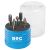 Set roto glodala tvrdometalnih sa ukrštenim zubima Ø 10 mm, 5 kom 59001330006 Bohrcraft