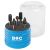 Set roto glodala tvrdometalnih TiAlN sa ukrštenim zubima Ø 10 mm, 5 kom 59011330006 Bohrcraft