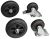 Set točkova Ø 100 + 150 mm za kolica 940E9 Unior WN21SET
