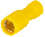 Izolovana cilindrična priključna utičnica 6 mm² žuta