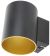 SPY zidna spot lampa G9 crno zlatna