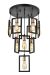 Visilica ADELE 10xE27 fi45cm H90cm crna