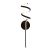 LED zidna lampa SANDY 22W 4000K crna