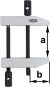 Stega paralelna vijčana 87 x 50 mm PA70 Bessey