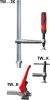 Stezni element za varilački sto 200 x 100 mm, Ø 16 mm TW16-20-10K Bessey