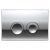 Taster Geberit delta 21 Chrom/mat