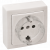 Priključnica na zid zidni pre kidac1×16A/250VAC. IP20 SCHU