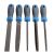 Turpije polufine u garnituri 5 kom 150 mm Unior 762/5 1/2S