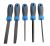 Turpije polufine u garnituri 5 kom 200 mm Unior 762/5 1/2S