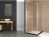 Paravan 90x90 silver/CLEAR – Capo Casa RDR33
