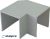 Ugaoni poklopac za klima kanal 70x60 mm, beli, Malpro