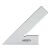 Ugaonik 45° od nerđajućeg čelika 120 × 80 mm Insize 4745-1120