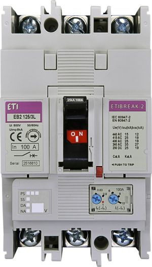 Sklopka ETIBREAK EB2 125A 3P