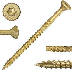 Vijak za drvene konstrukcije, upuštena glava 6x120 TX30