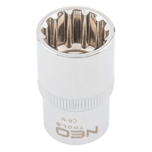 Gedora sa spline profilom 1/2" – NEO TOOLS - 9 mm