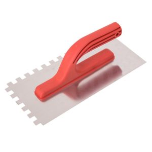 Gleterica Inox nazubljena PVC ručka 10x10mm