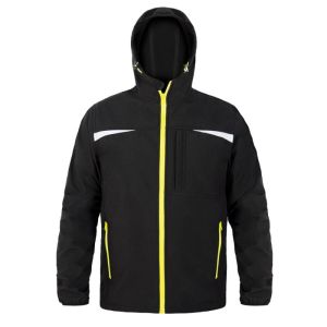 Softshell jakna sa kapuljačom crna