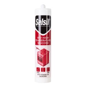 Silikon za temperature do 285°C crveni 300ml