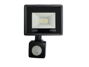 LED reflektor sa senzorom pokreta 10W 6500K crni