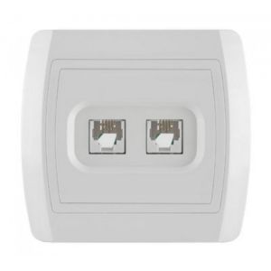 STATUS Telefonska prik. RJ12  6/4 sa dva modula 623K
