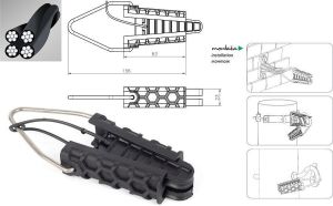 Zatezna stezaljka PA25 4x10-25 4x16mm2