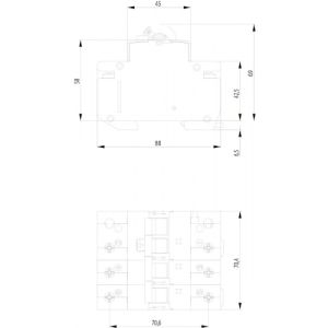 Zastitna sklopka KZS-4M 3P  B 10/0.03A
