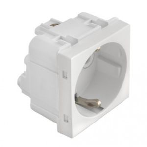2M Dvop. prik. 16A/250V 2P E b ela plastika sa zastit.