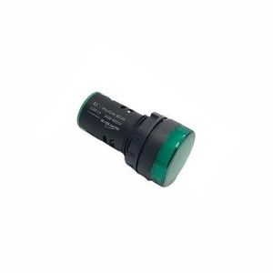 Signalna lampa LED zelena 220V fi22