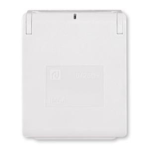 ALING utic.dvop. za ugrad. na panel 16A IP54 bela